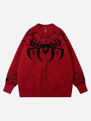 Spider Loose Sweater Coat