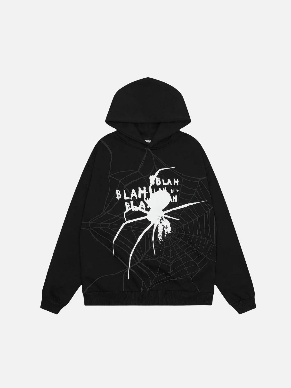 Spider Shadow Print Hoodie