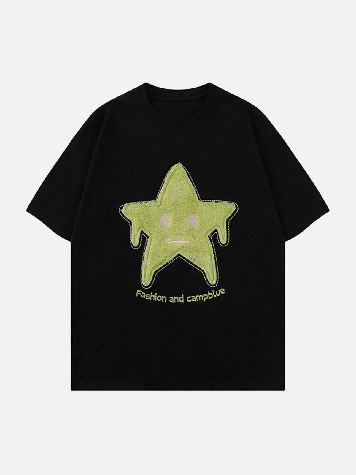Star Embroidery Tee