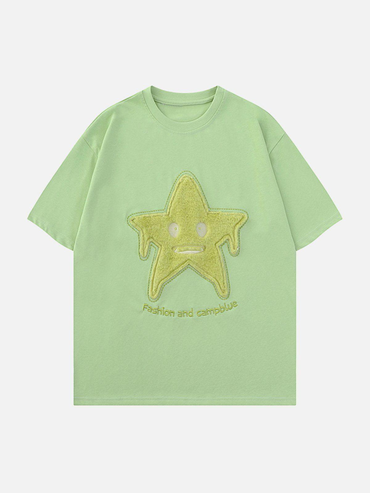 Star Embroidery Tee
