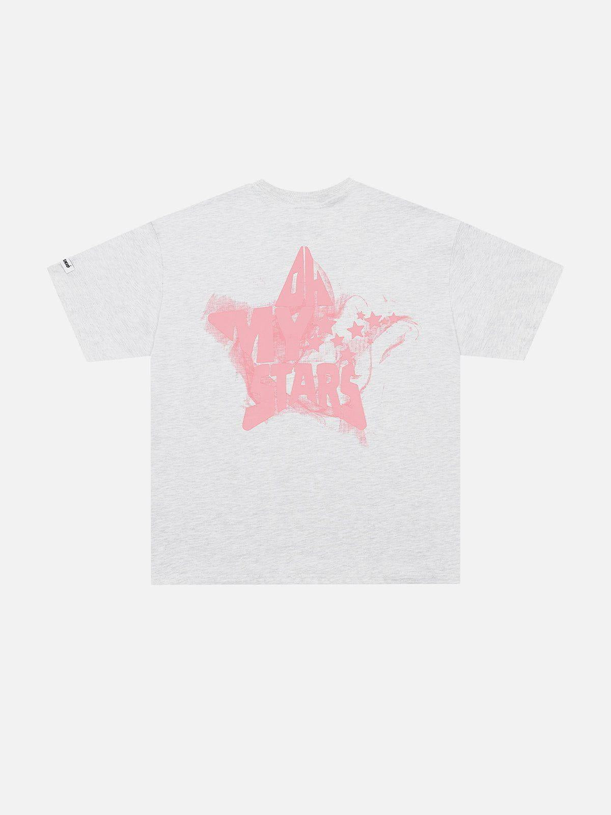 Star Letter Print Tee
