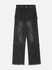 Star Patchwork Jeans
