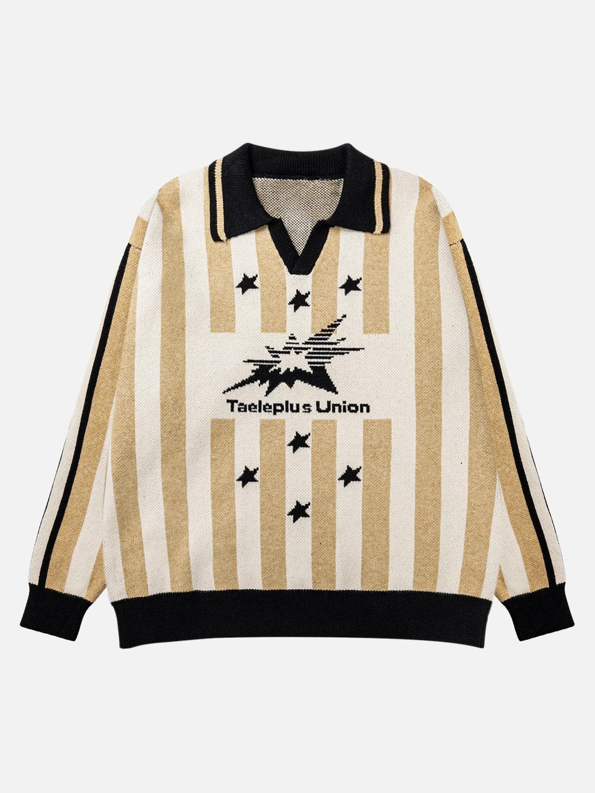 Star Rugby Striped Sweater