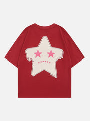 Stars Flocked Graphic Tee