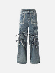 Strappy Bootcut Jeans