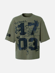 Street Devil Tire Graffiti T-Shirt