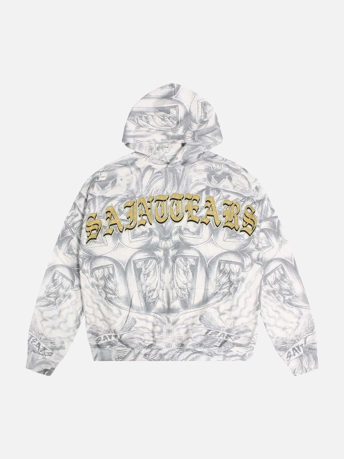 Street Hand-Painted Zip Up Hoodie