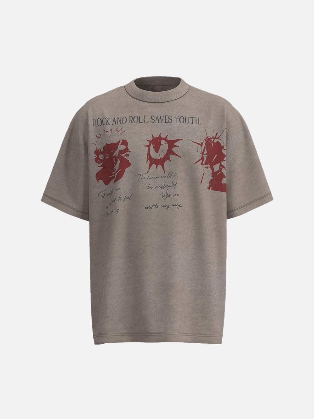 Street Rock & Roll Graphic T-Shirt