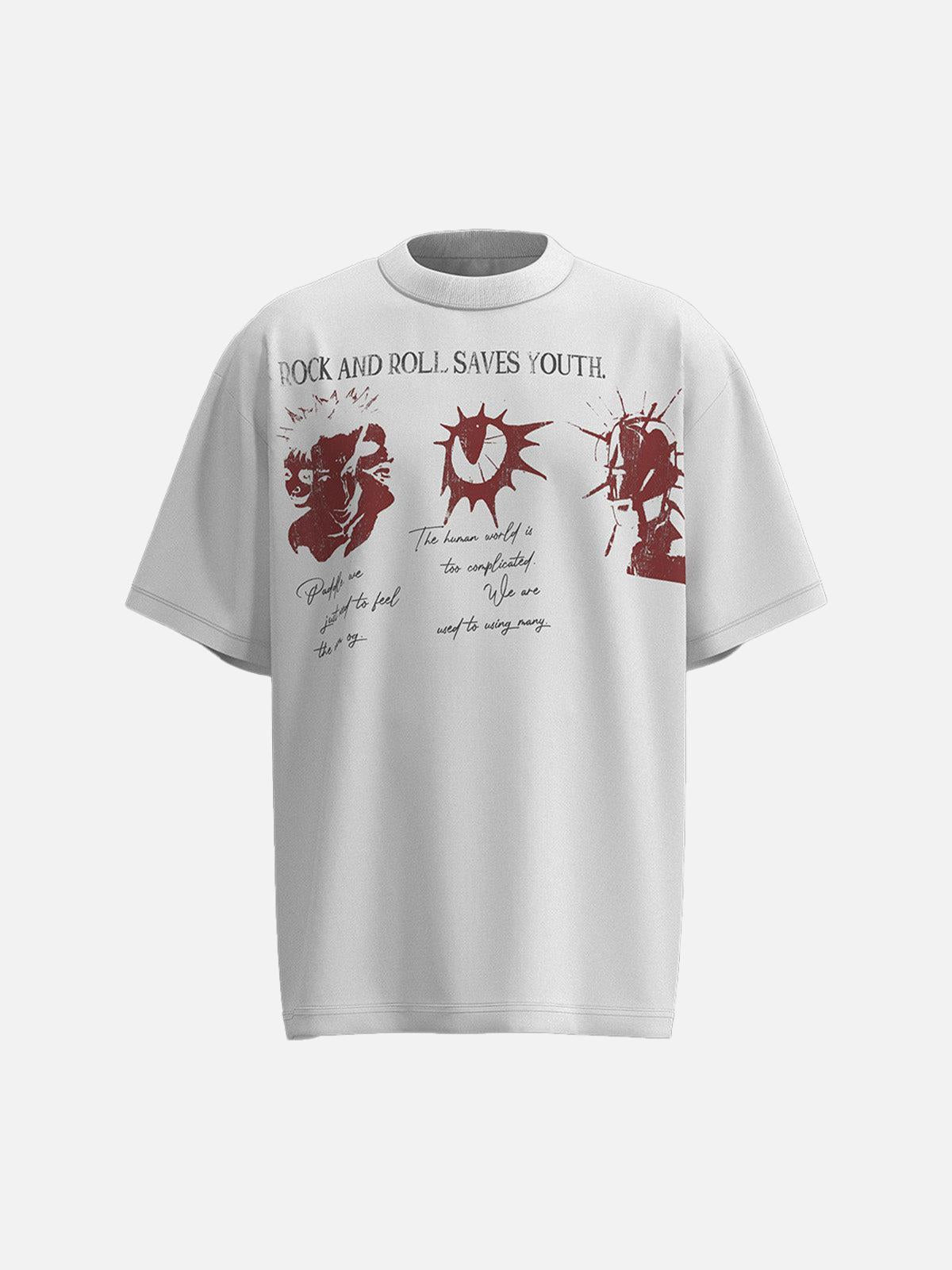 Street Rock & Roll Graphic T-Shirt