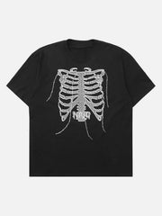 Street Skull Print T-Shirt