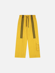 Striped Draped Sweatpants
