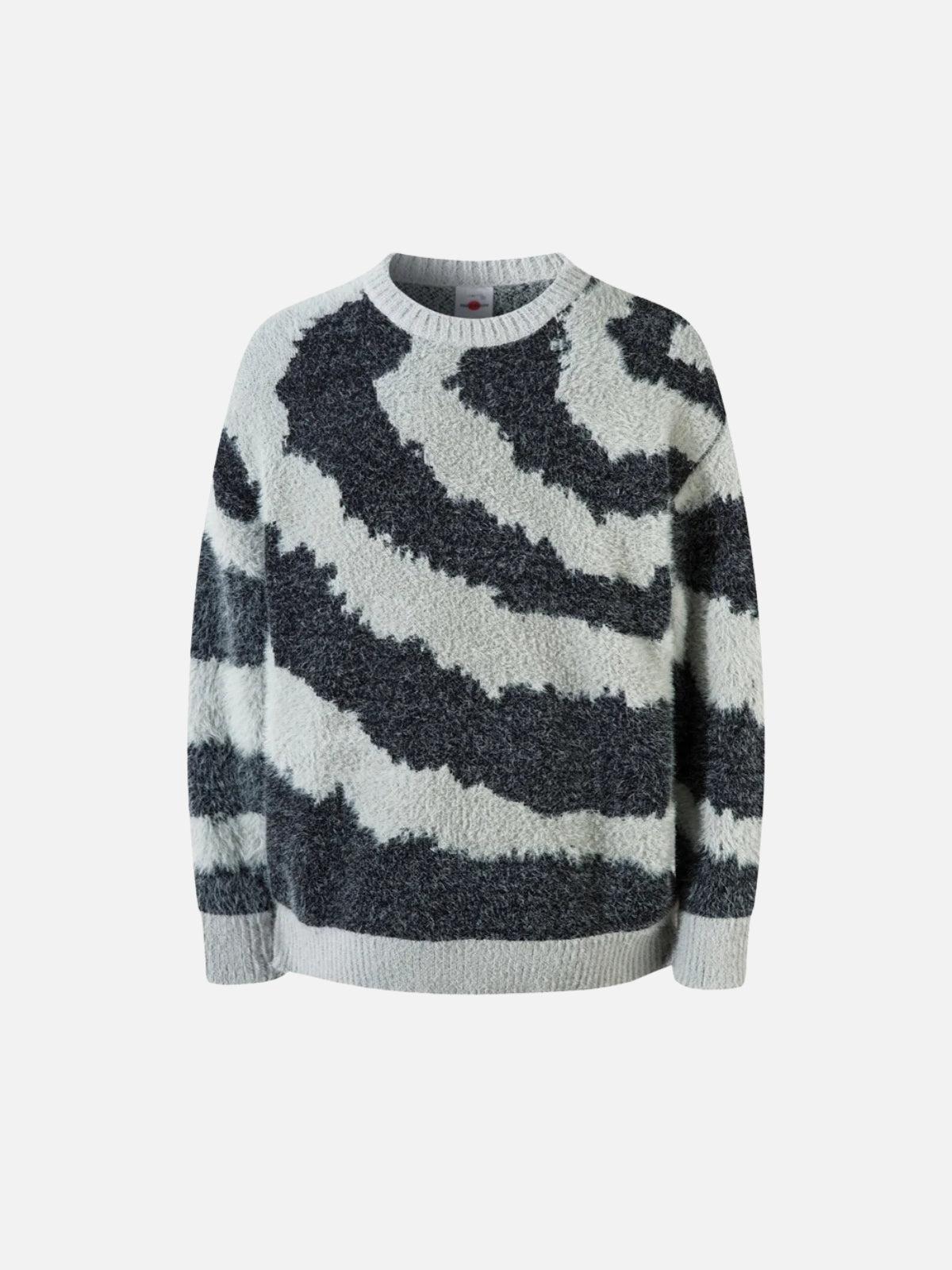 Striped Knit Sweater