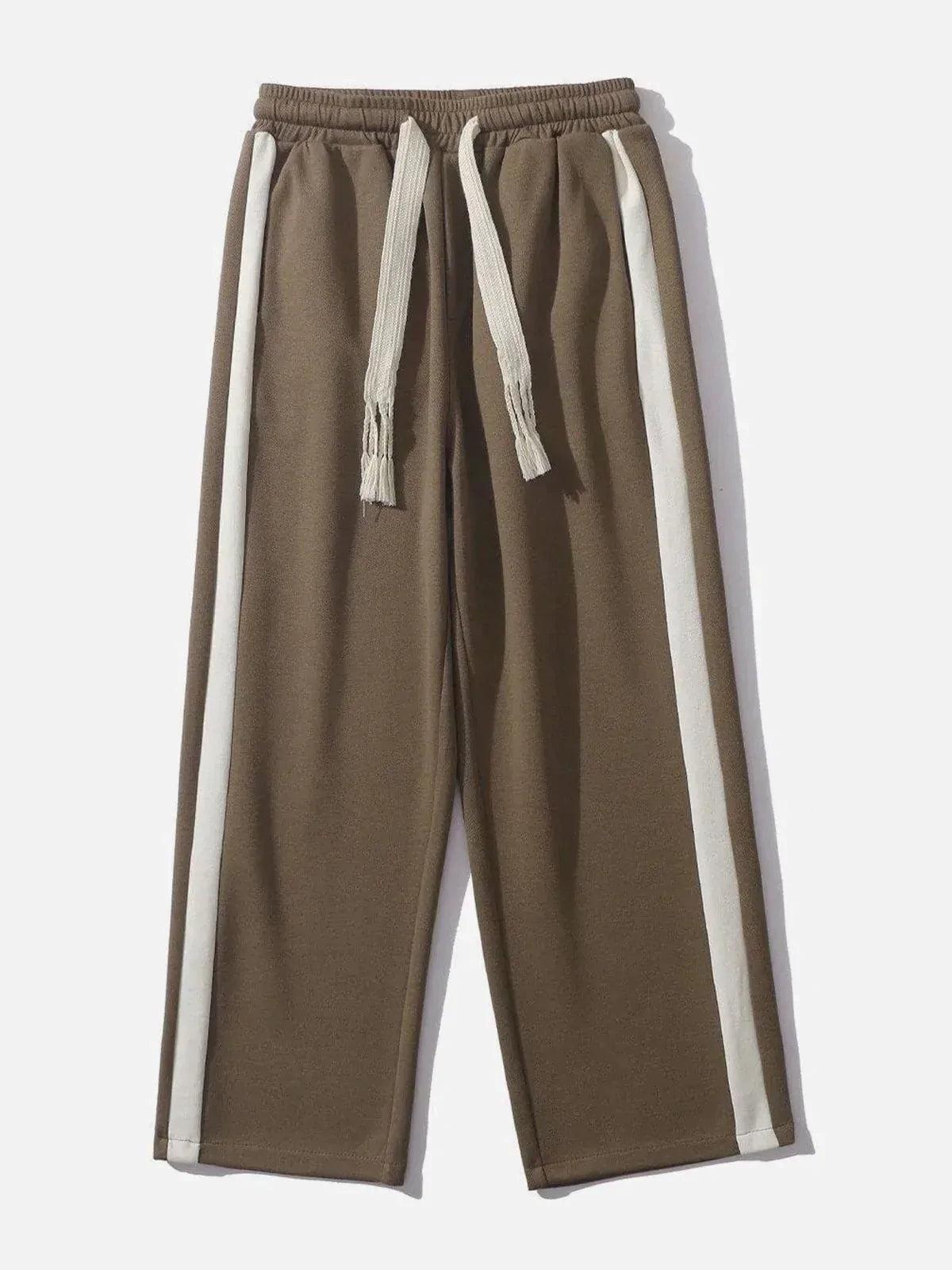Striped Patchwork Pants