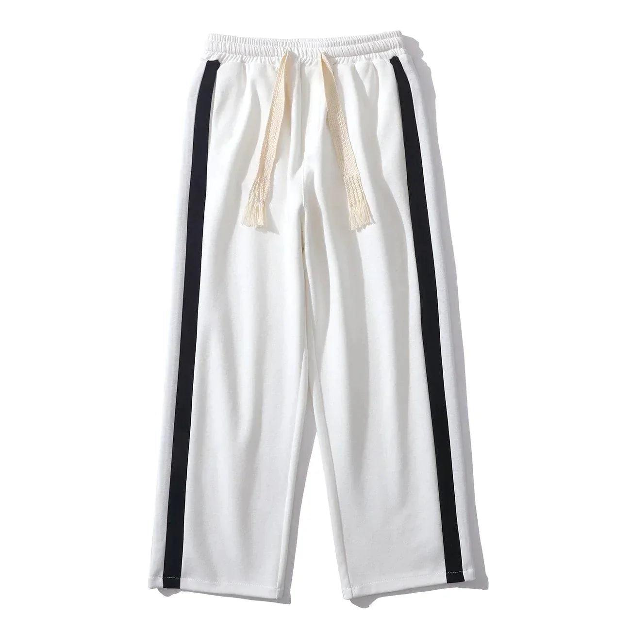 Striped Patchwork Pants
