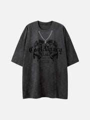 Suede Angel Print Tee