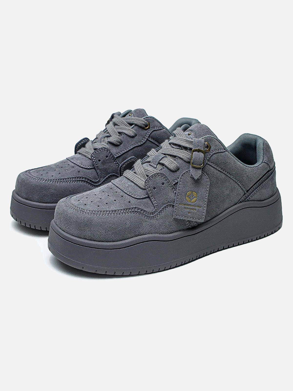 Suede Low-Top Skate Shoes