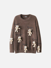 Teddy Bear Doll Sweater