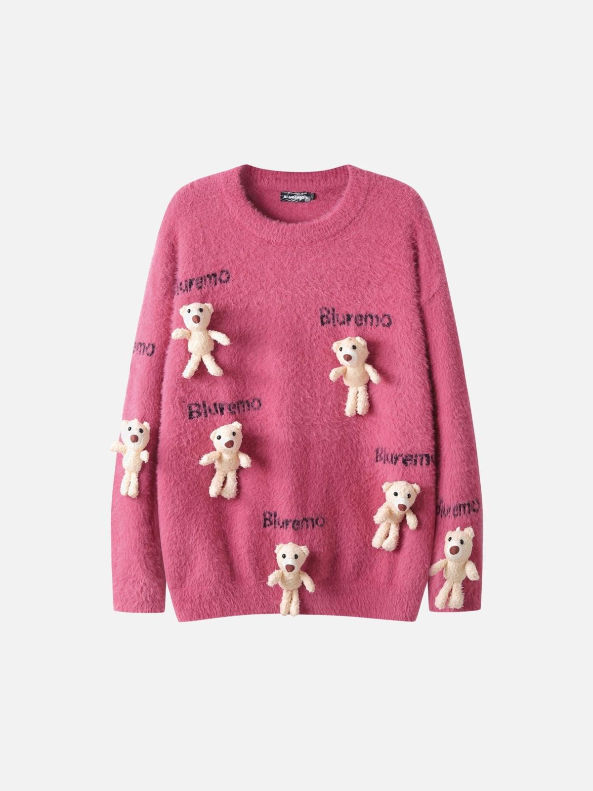 Teddy Bear Doll Sweater