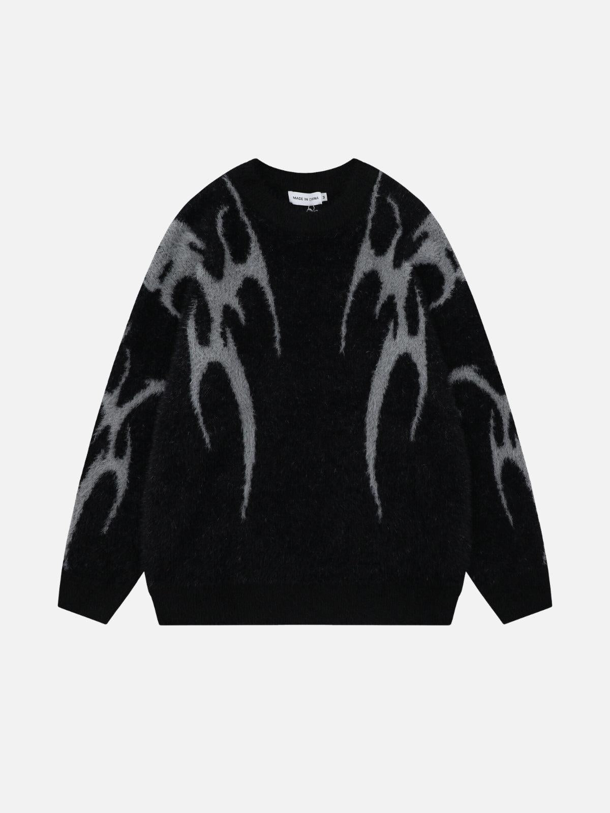 Tribal Jacquard Knit Sweater