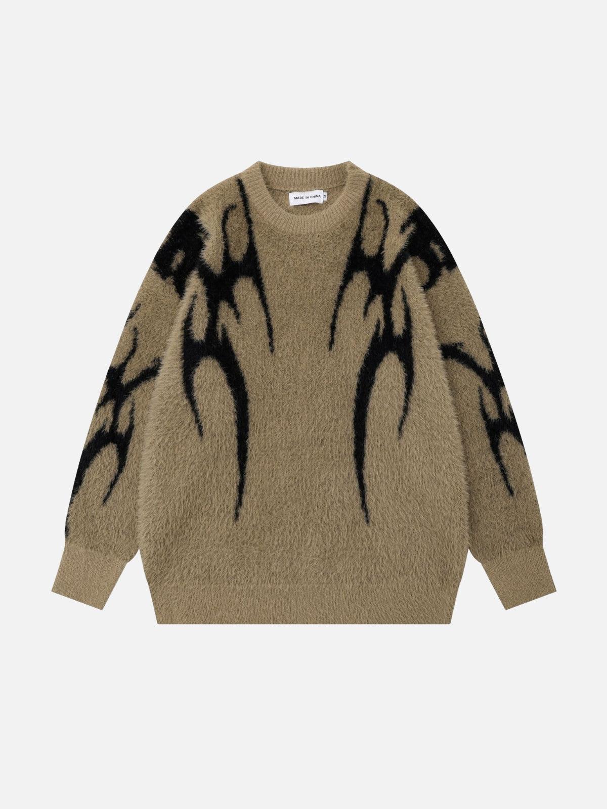 Tribal Jacquard Knit Sweater