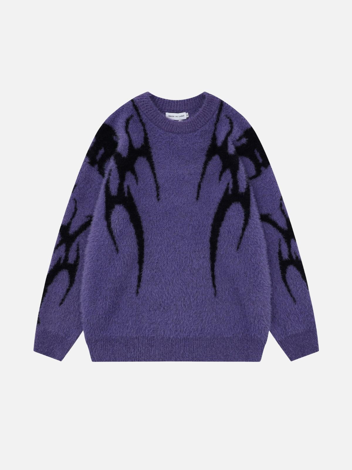 Tribal Jacquard Knit Sweater