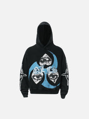 Triple Eye Graphic Hoodie