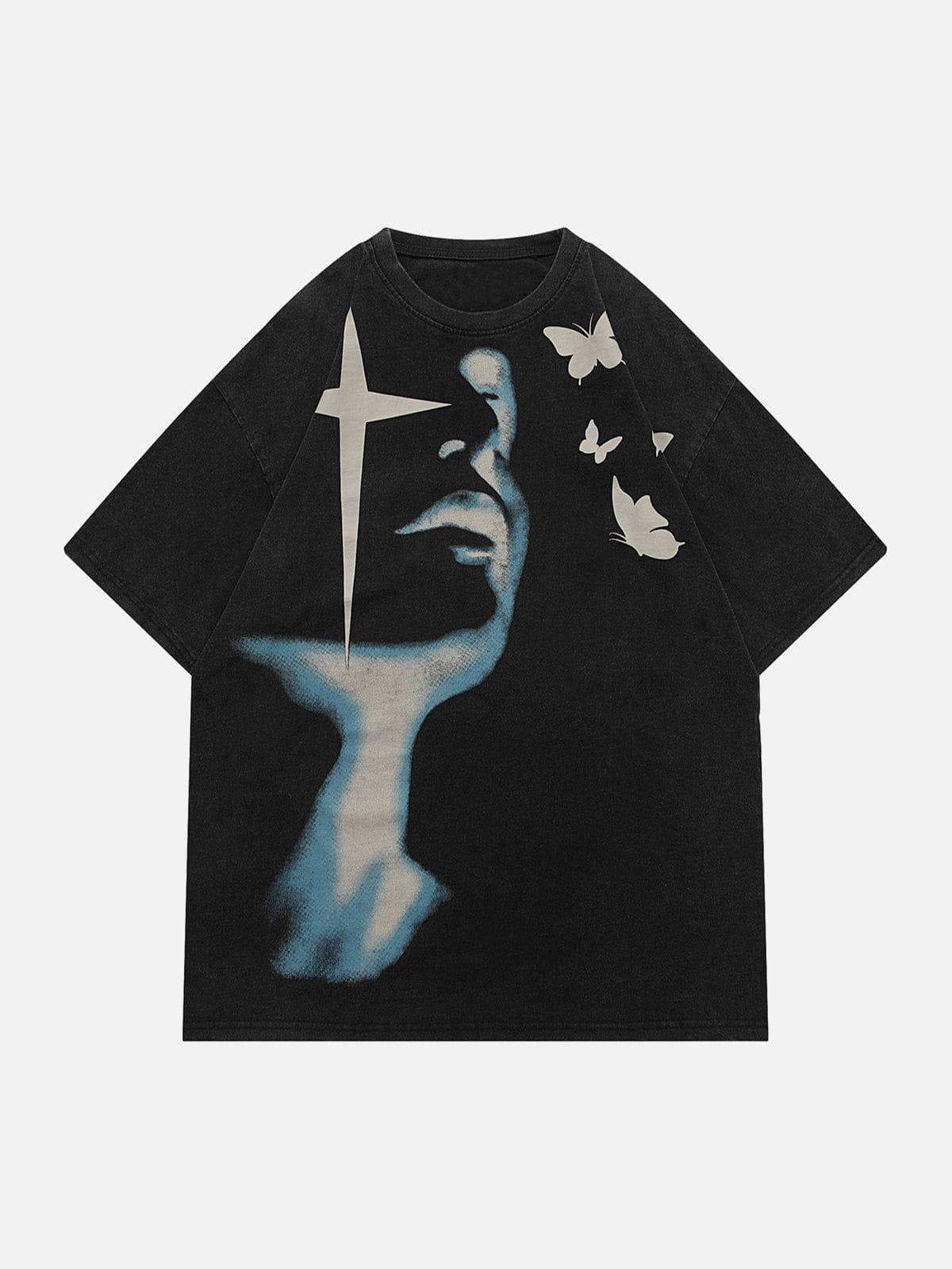 Twinkling Star Pattern Tee