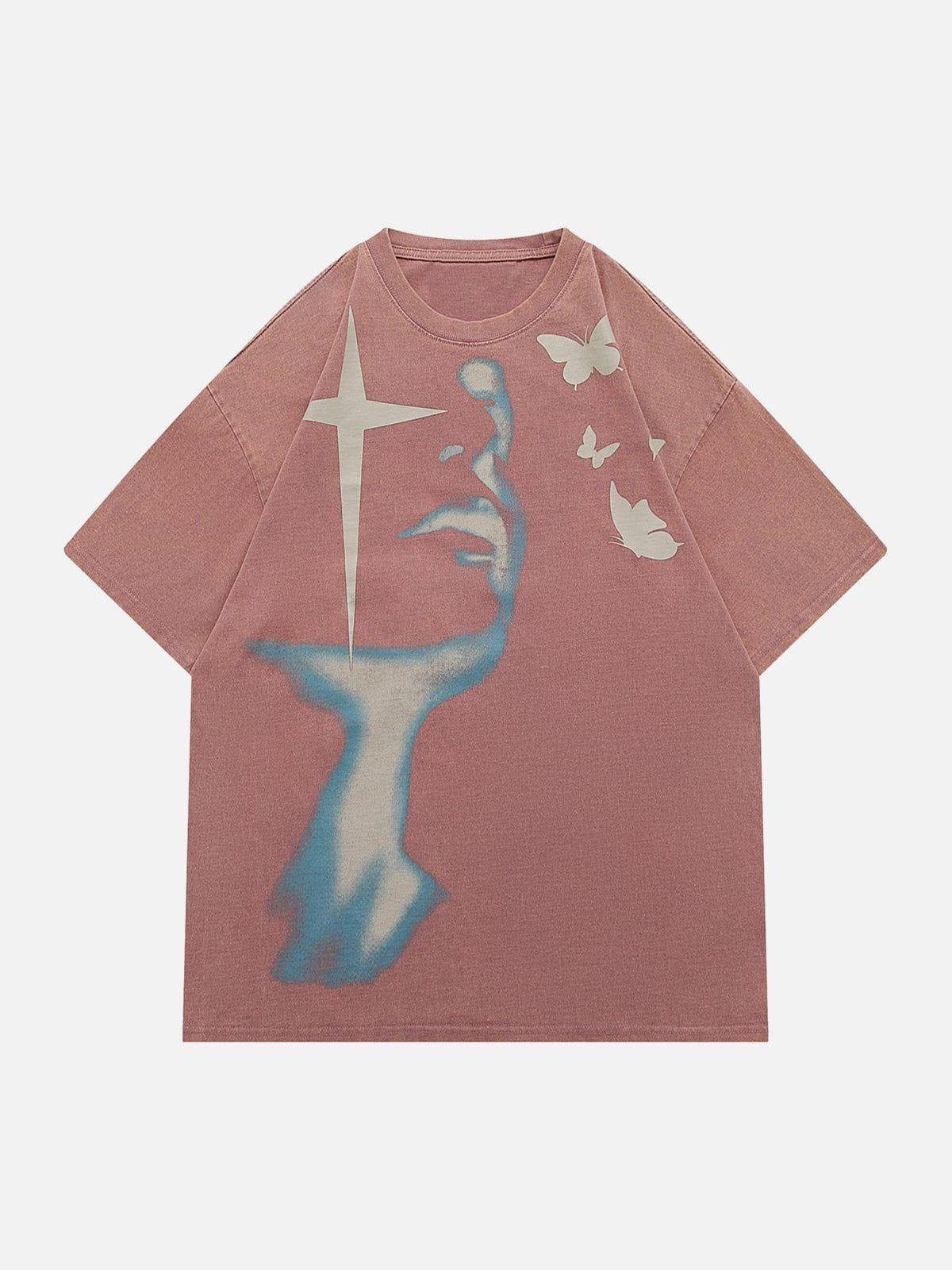 Twinkling Star Pattern Tee