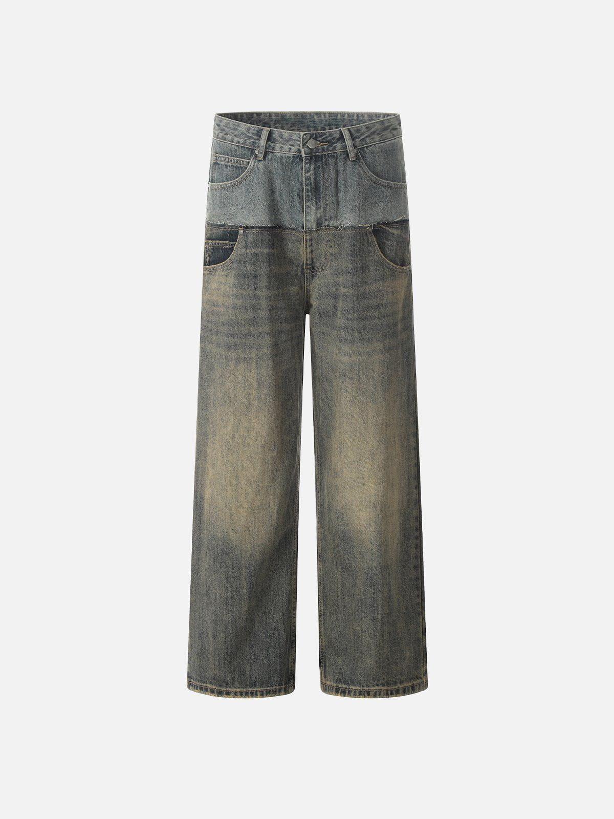 Two Layer Loose Jeans