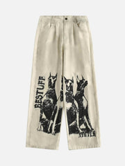Urban Doberman Wide-Leg Pants