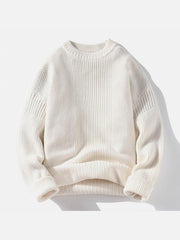 Vertical Striped Knit Sweater