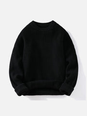 Vertical Striped Knit Sweater
