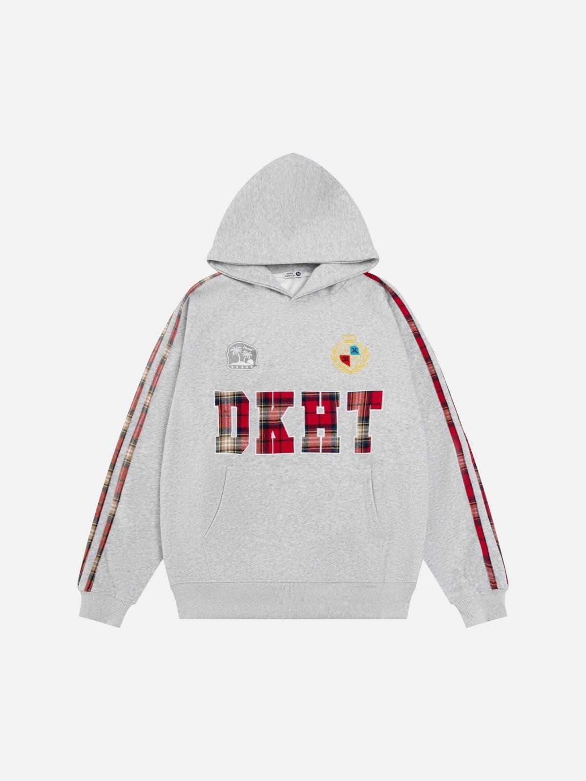 Vinatge Leisure Print Hoodie