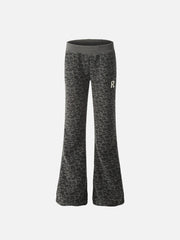Vinatge Leopard Horn Fleece Pants