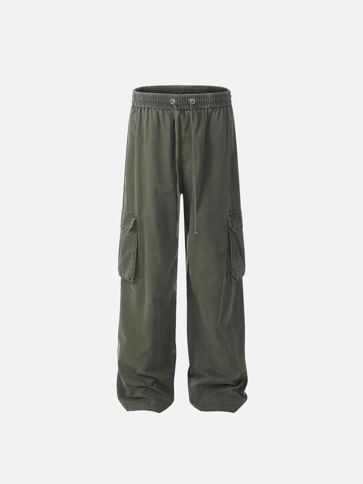 Vinatge Washed Multi-Pocket Work Cargo Pants