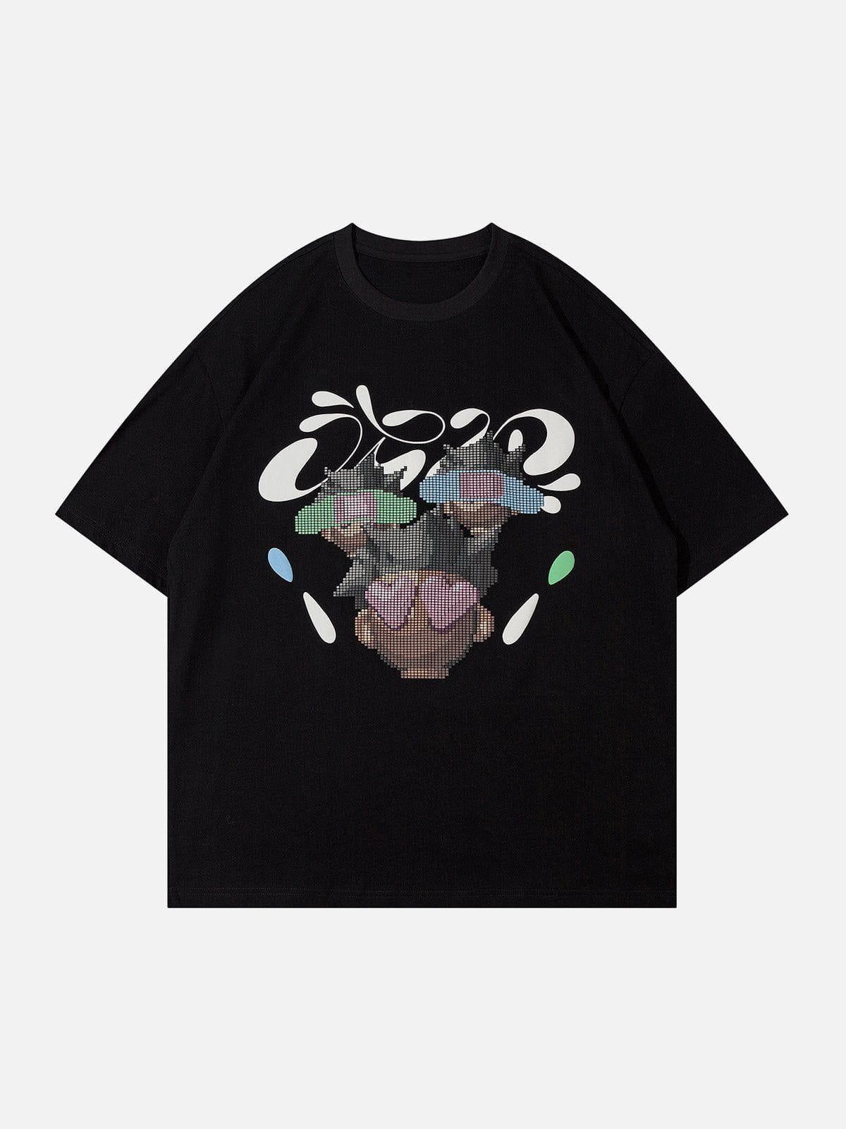 Vintage Cartoon Print Tee