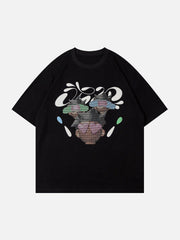 Vintage Cartoon Print Tee