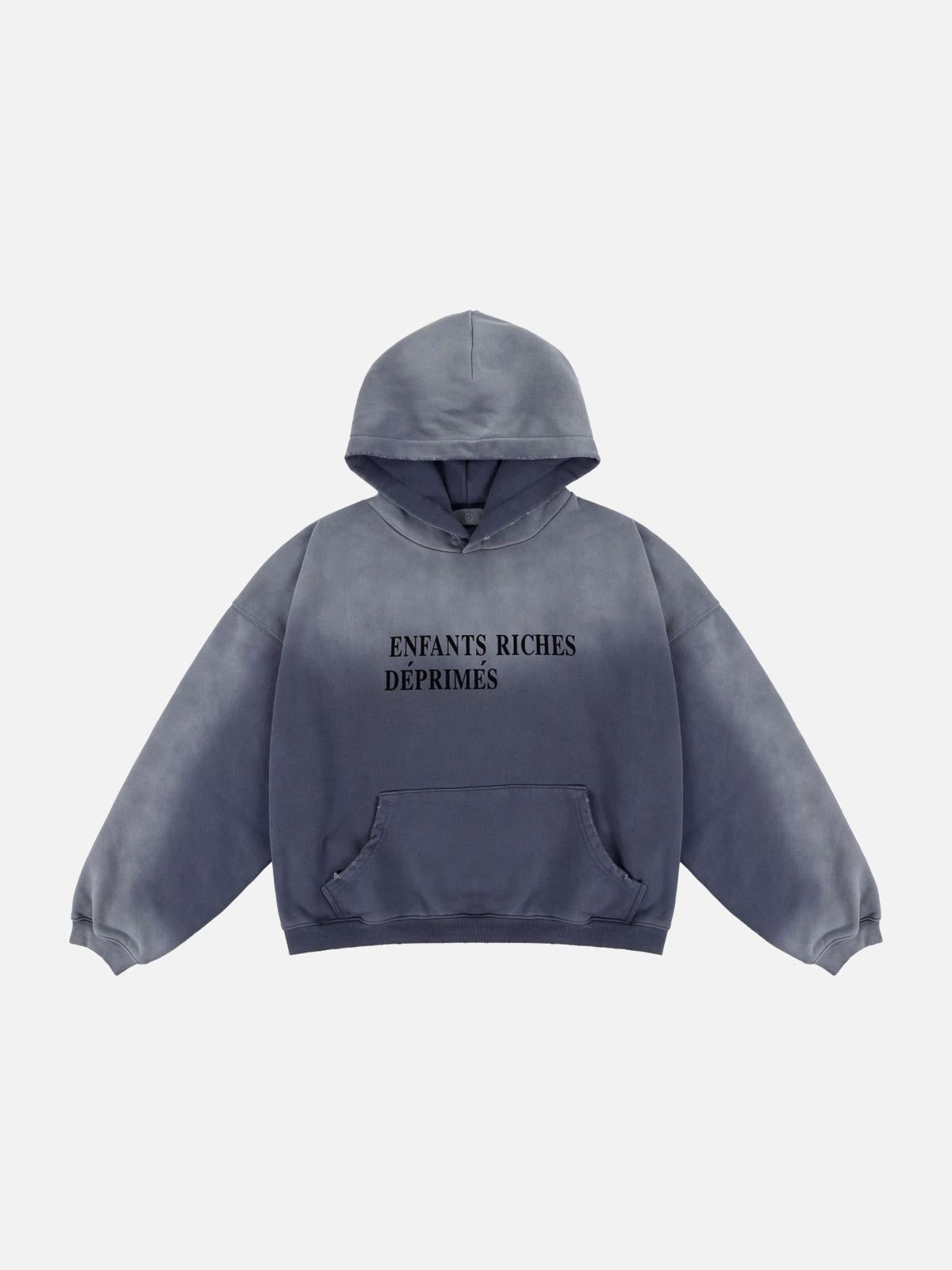 Vintage Distressed Gradient Sweatshirt