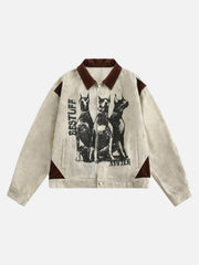 Vintage Doberman Graphic Jacket