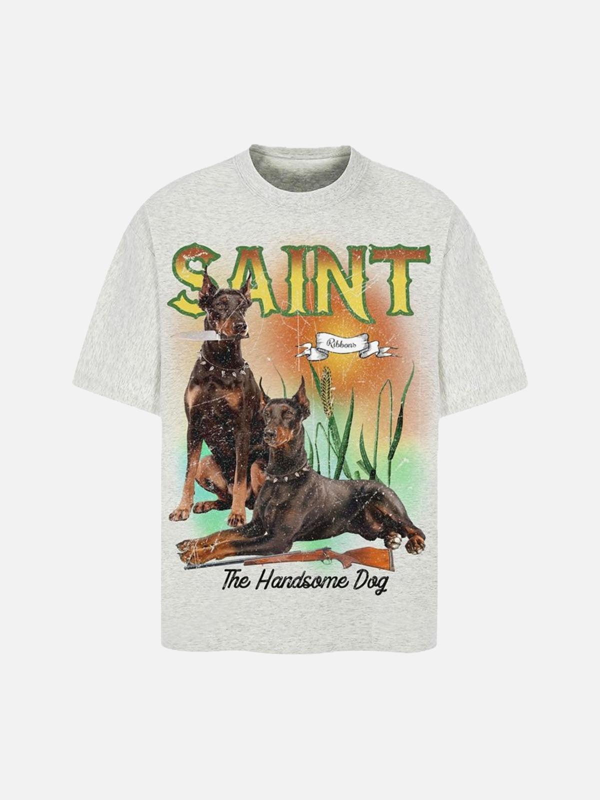 Vintage Doberman Print T-Shirt