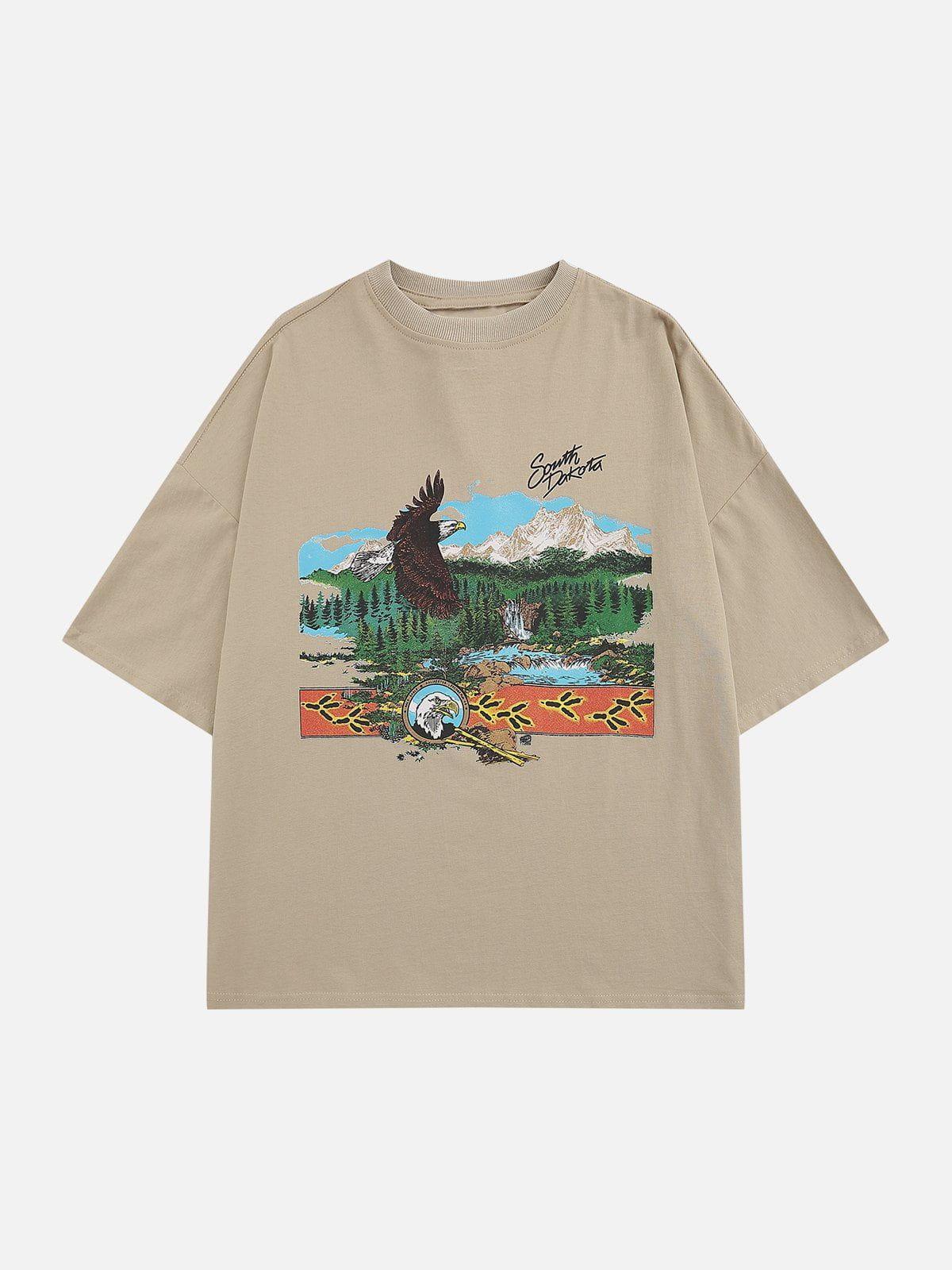 Vintage Eagle Print Tee