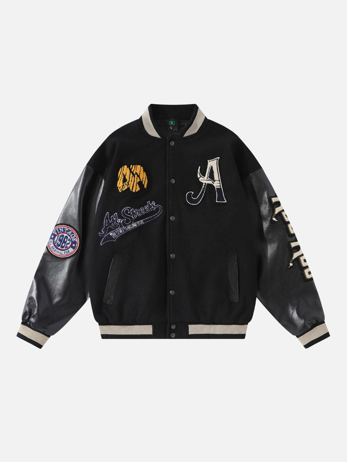 Vintage Embroidered Baseball Jacket