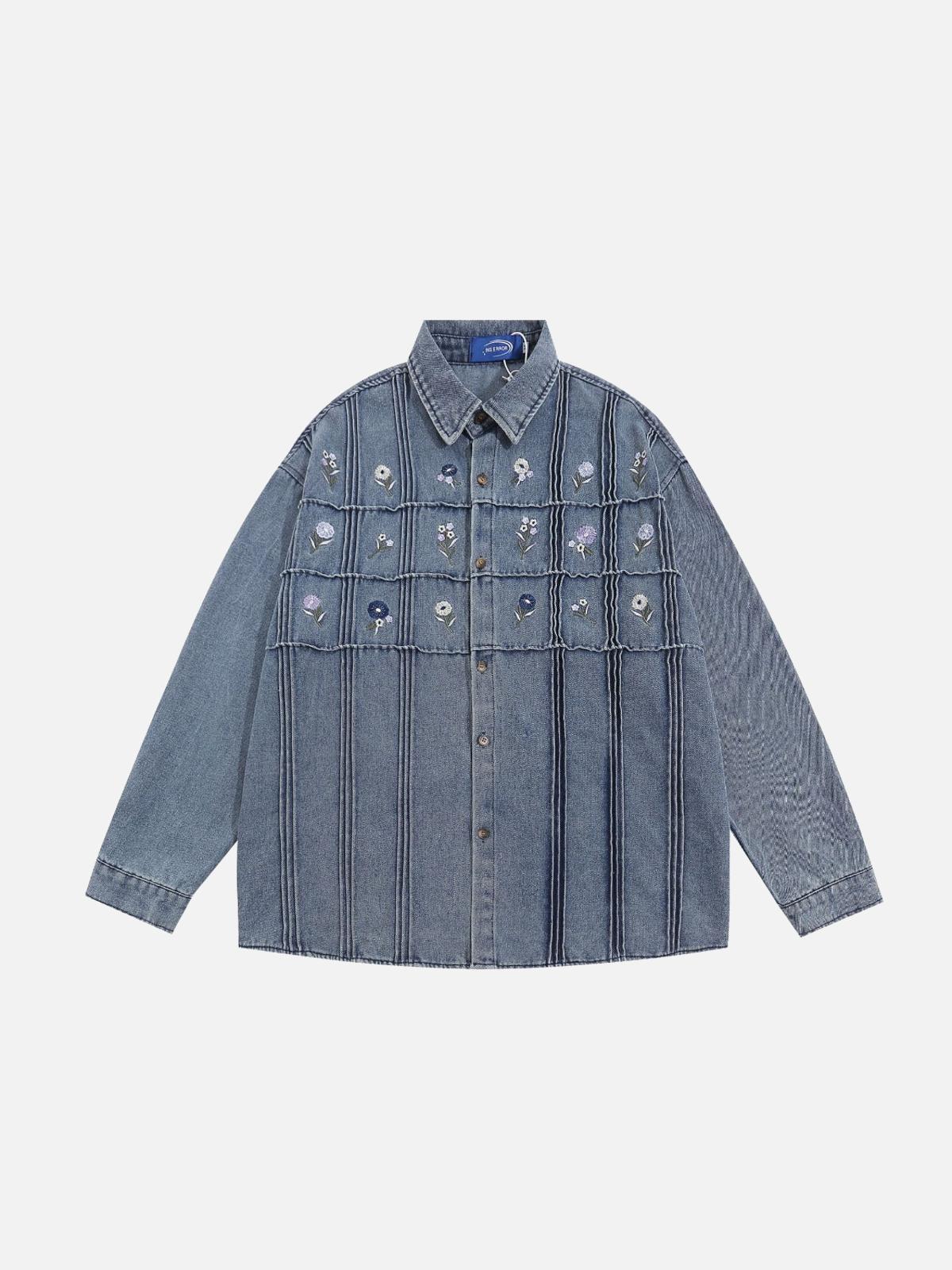 Vintage Embroidery Cowboy Shirt