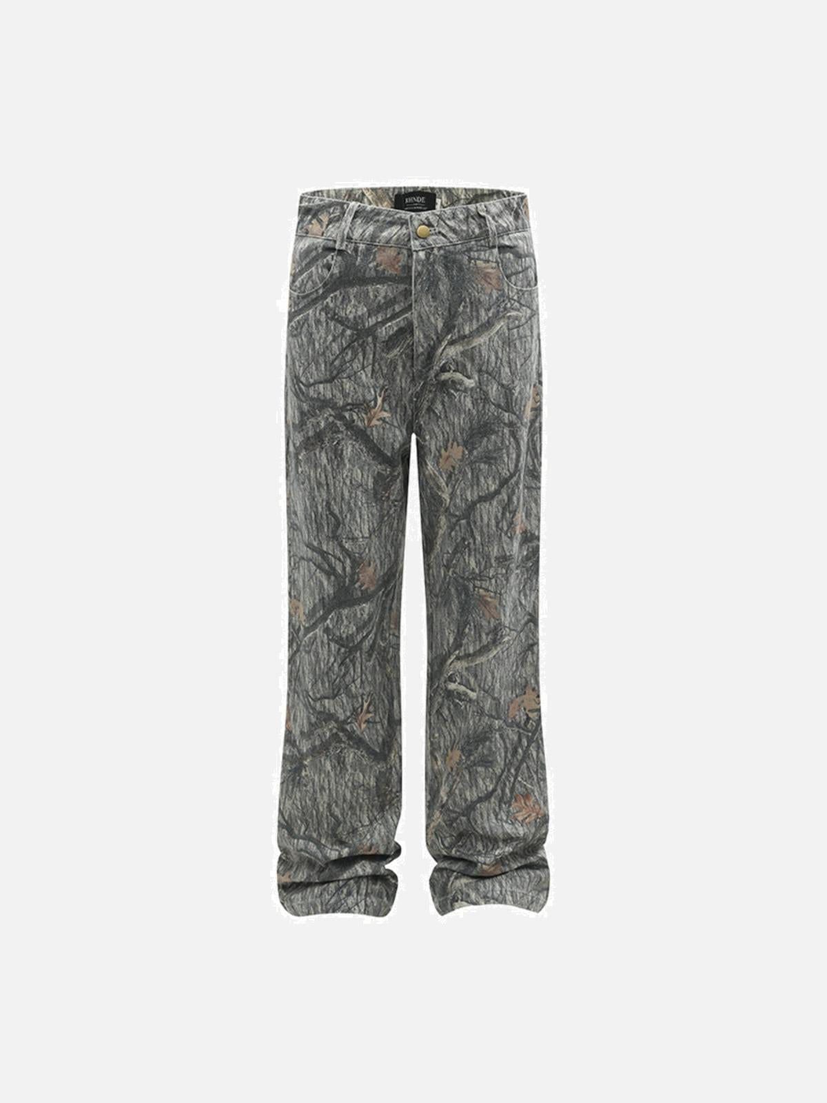 Vintage Fallen Leaves Jeans