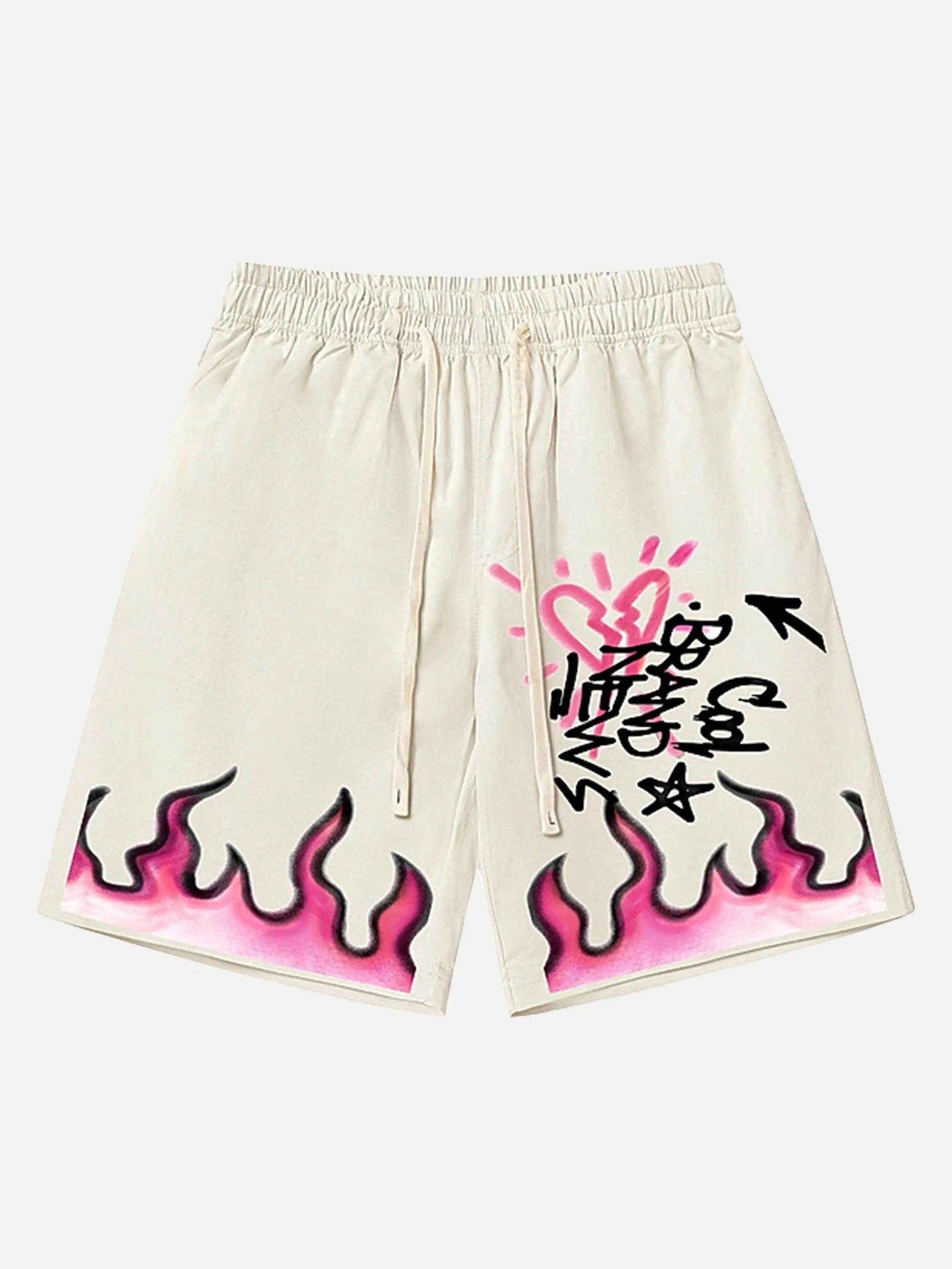 Vintage Flame Shorts
