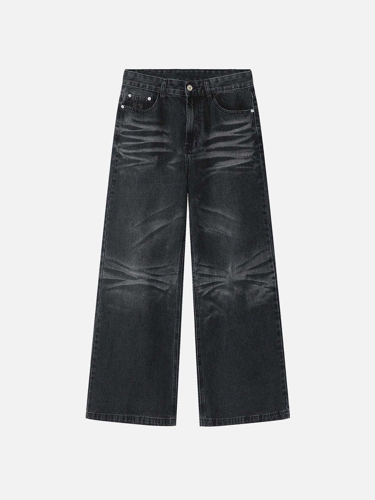 Vintage Folds Loose Jeans