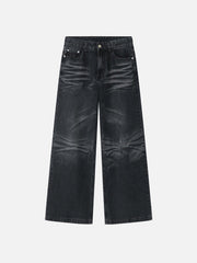 Vintage Folds Loose Jeans