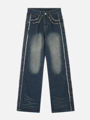 Vintage Fringe Jeans