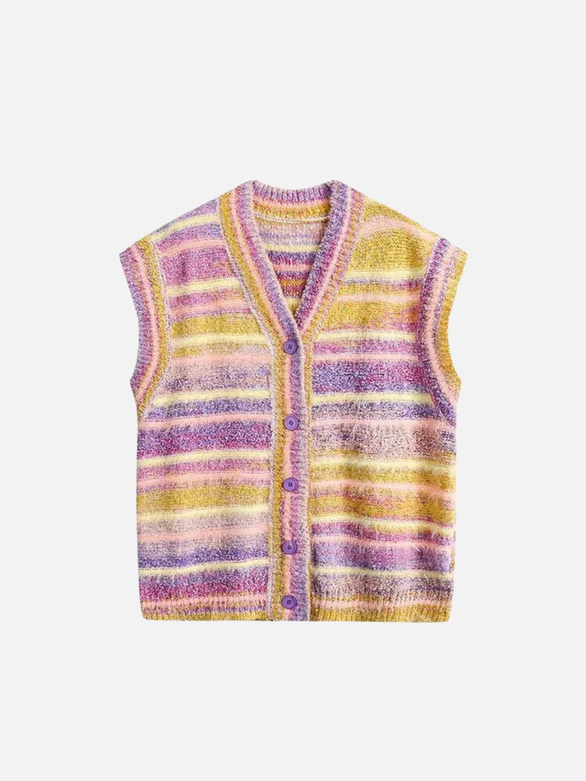 Vintage Gradient Sweater Vest