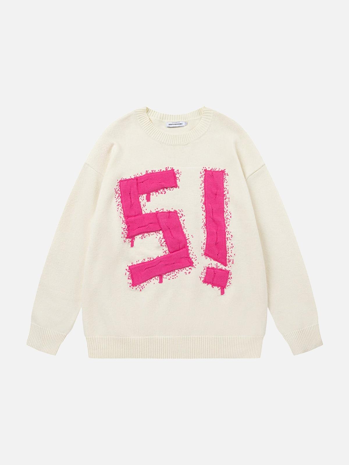 Vintage High Street Embroidery Sweater